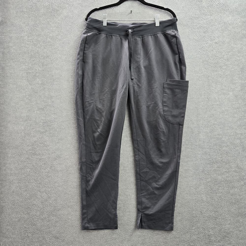 Mandala Women Scrub Pants P-M Gray Equa Tek Technology PO15-IN 26" Inseam